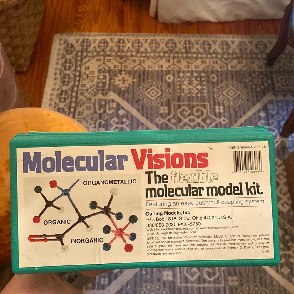 Molecular Visions Flexible Molecular Modeling Kit